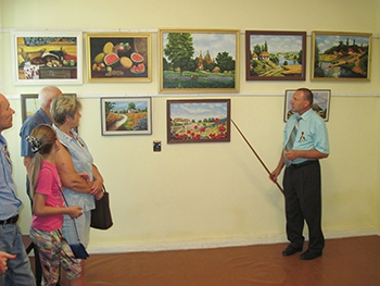 В Акимовском музее открылась выставка Николая Соловьева