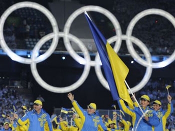 Украинские олимпийцы в трауре фото