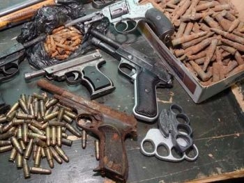 В Запорожской области изымали оружие фото