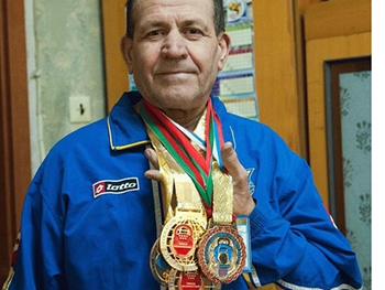 Фото с сайта iz.com.ua.:Тимофей Косенко - легенда спорта Акимовщины