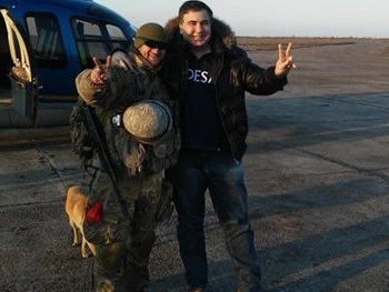 Вот бы нам такого президента - мелитополец пообщался с Михаилом Саакашвили фото