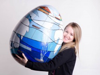 Из Запорожья на фестиваль в Киев отправится огромная писанка фото