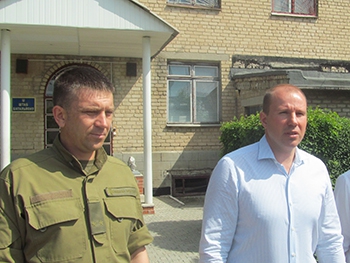 Батальону Нацгвардии залатали крышу и вернули в строй БТР фото