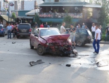 В Мелитополе в ДТП пострадали пять машин фото