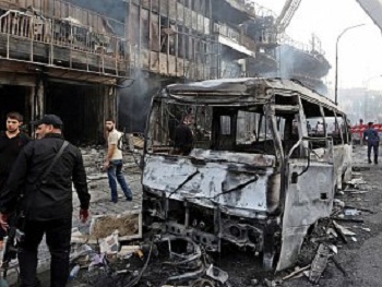 В центре Багдада прогремели взрывы: погибли более 80 человек, около 200 ранены фото