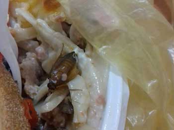 Сообщение о таракане в готовой еде вызвало сарказм мелитопольцев фото