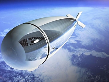 Высотный дирижабль Stratobus разрабатывает аэрокосмическая компания фото