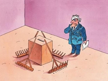 Подавляющее большинство украинцев не доверяют партиям. Никаким фото