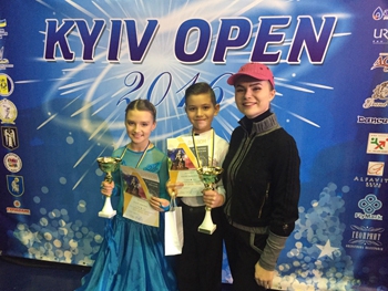 Танцевальная пара Феерии - призер международных соревнований Kyiv Open 2016 фото