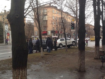 В Мариуполе в ДТП с участием копов попали пять авто фото