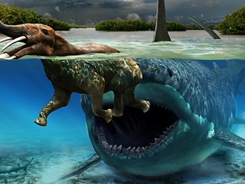Останки древней акулы-монстра нашли в Мексике фото