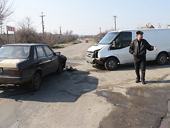 Плохой обзор стал причиной аварии фото