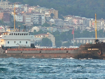 В Керченском проливе возобновлены поиски экипажа затонувшего сухогруза фото