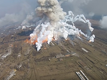 Следствие не подтвердило атаку беспилотника на склады в Балаклее фото