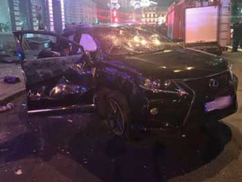 Lexus, виновник ДТП в центре Харькове, ранее уже нарушал ПДД фото