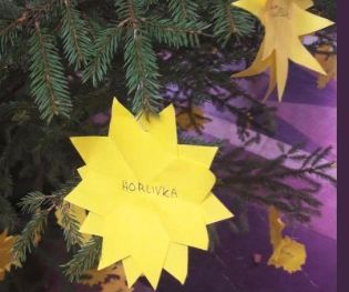 В Чехии елку украсили звездами с названиями городов Донбасса фото