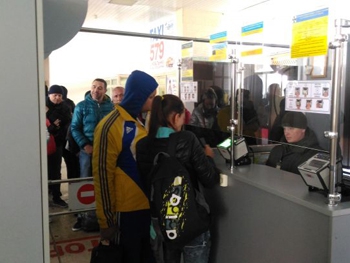 В запорожском аэропорту россиян заставляют сдавать биометрические данные  фото