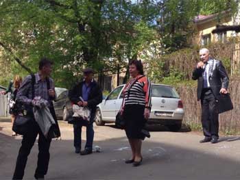 В Киеве националисты напали на Витренко (Видео) фото