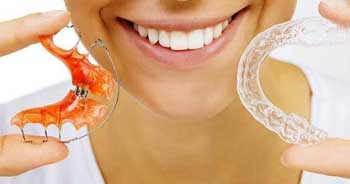 Пластинки для виправлення прикусу фото