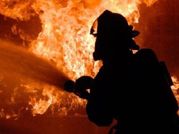 Под Мелитополем пылал пожар фото