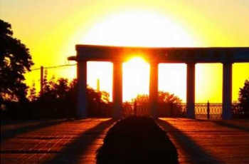 #ачтовсети: Как выглядит осенний рассвет в Мелитополе  фото