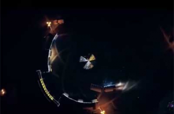 В сети появилось видео новогоднего Мелитополя с высоты птичьего полета фото