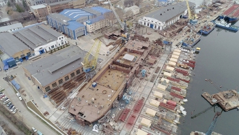 В Украине строят самое большое судно за всю историю независимости фото