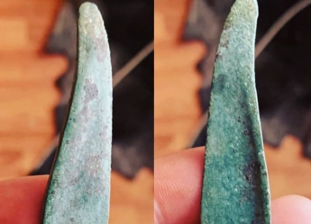 Искатели нашли на пляже в Кирилловке интересный артефакт  фото