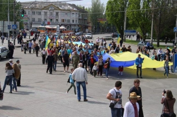 Это было недавно - Мелитополь 1 мая в фотографиях  фото