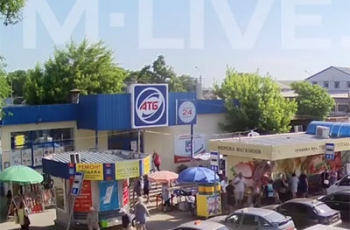 В Мелитополе снесли дорожный знак фото