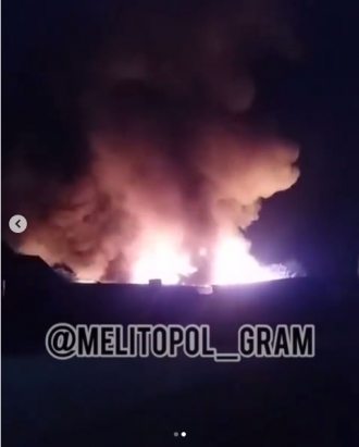 Масштабный пожар в Кирилловке может быть результатом поджога  фото
