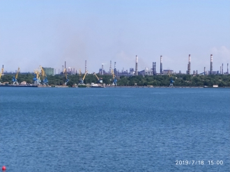 На честь приїзду Зеленського запорізькі заводи перестали диміти фото