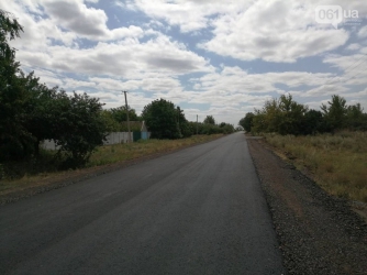 В Запорожской области продолжают ремонт дорожного покрытия  фото