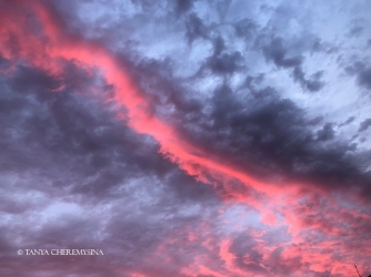 В Бердянске сняли потрясающий закат: сеть в восторге фото