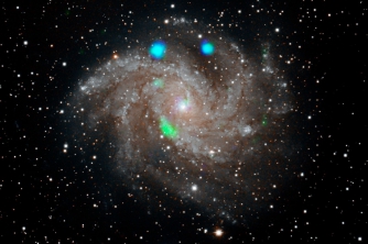 В галактике Фейерверк заметили странную рентгеновскую вспышку фото