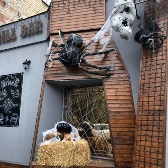 Смерть с косой, пауки и тыквы: как готовятся к Хэллоуину в Мелитополе фото