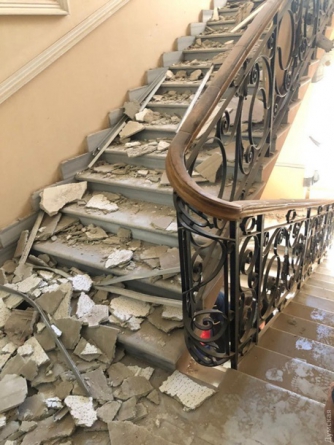 В Одессе рухнул потолок в управлении Нацполиции, есть пострадавшие фото