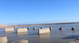 В Молочный лиман вернулась вода фото