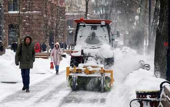 В Украину идут морозы со снегом фото
