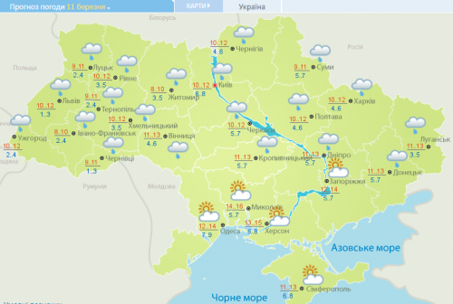 В Украину идет атмосферный фронт: погода испортится почти везде фото