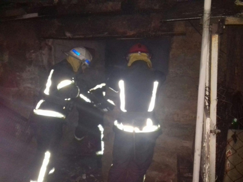 В Мелитополе произошел двойной пожар фото