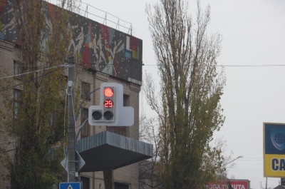 В Мелитополе светофоры отключают из-за пробок фото