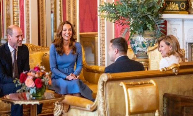 Зеленский встретился с принцем Уильямом и Кейт Миддлтон - Елизавета II от знакомства воздержалась фото