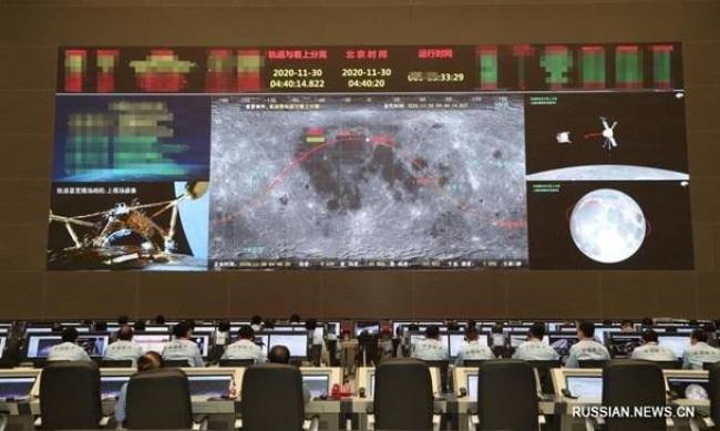 Китайский космический аппарат успешно сел на Луну фото