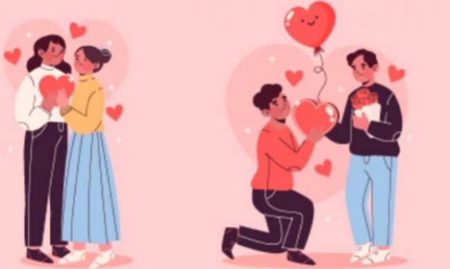 Украинская сеть магазинов косметики запустила рекламу с геями и лесбиянками ко дню Валентина. фото