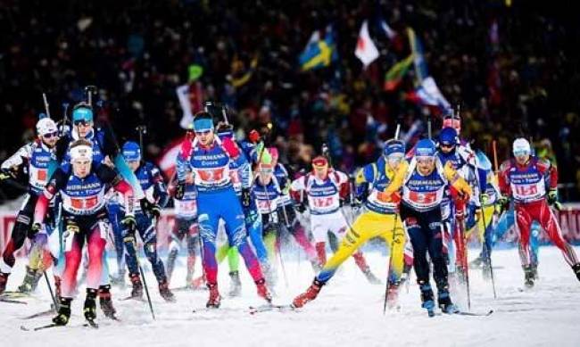 Биатлон. Анна Сола завоевала бронзовую медаль в Эстерсунде фото