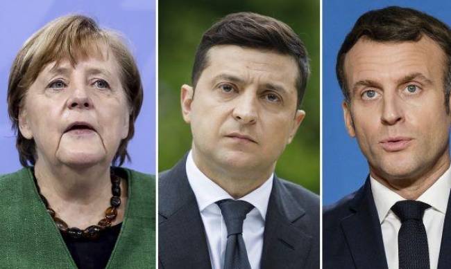 Встреча Зеленского, Макрона и Меркель пройдет сегодня в Париже: что известно  фото