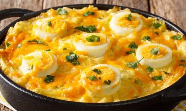 Рецепт дня: яйца англси, запеченные в духовке фото