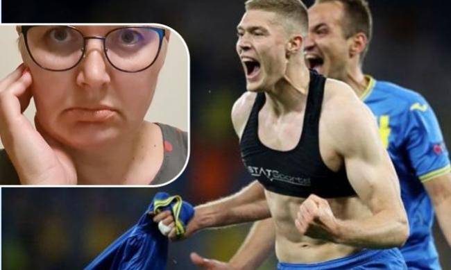 «Довбик. Опять московит?»: Ницой раскритиковала за русский язык  автора победного гола в матче Украина-Швеция  фото