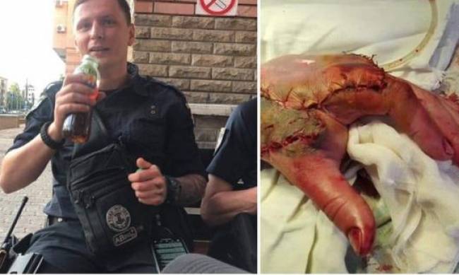 Появилось фото полицейского, которого подстрелил голосеевский стрелок в Киеве фото